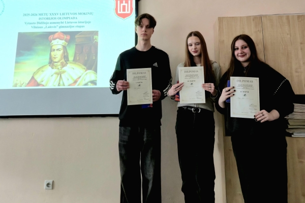 Istorijos olimpiada Vilniaus „Laisvės“ gimnazijoje